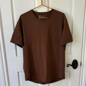 BYLT Basics Lux Chocolate Short Sleeve Tee XL